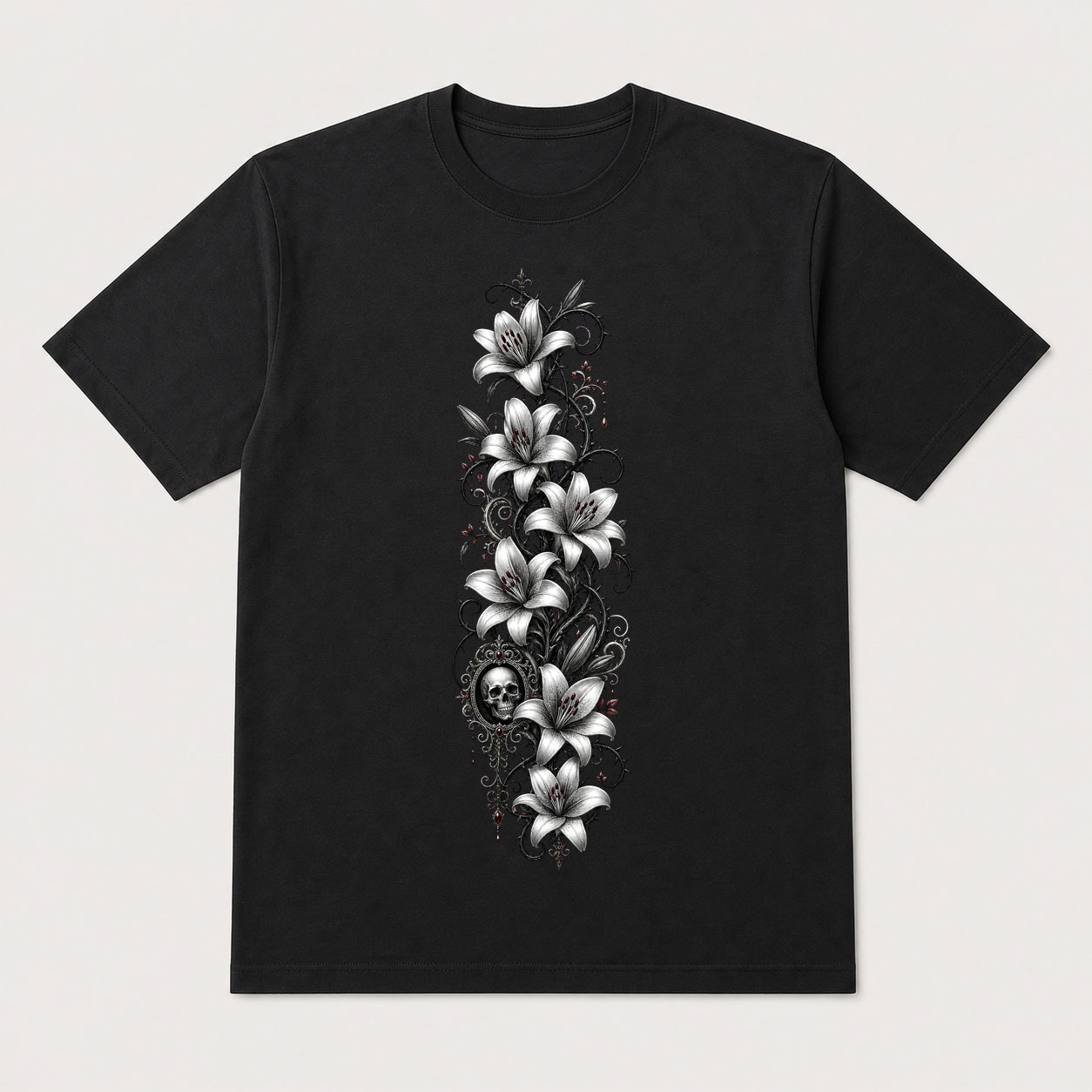 Thorned Lily Reliquary Gothic T-Shirt