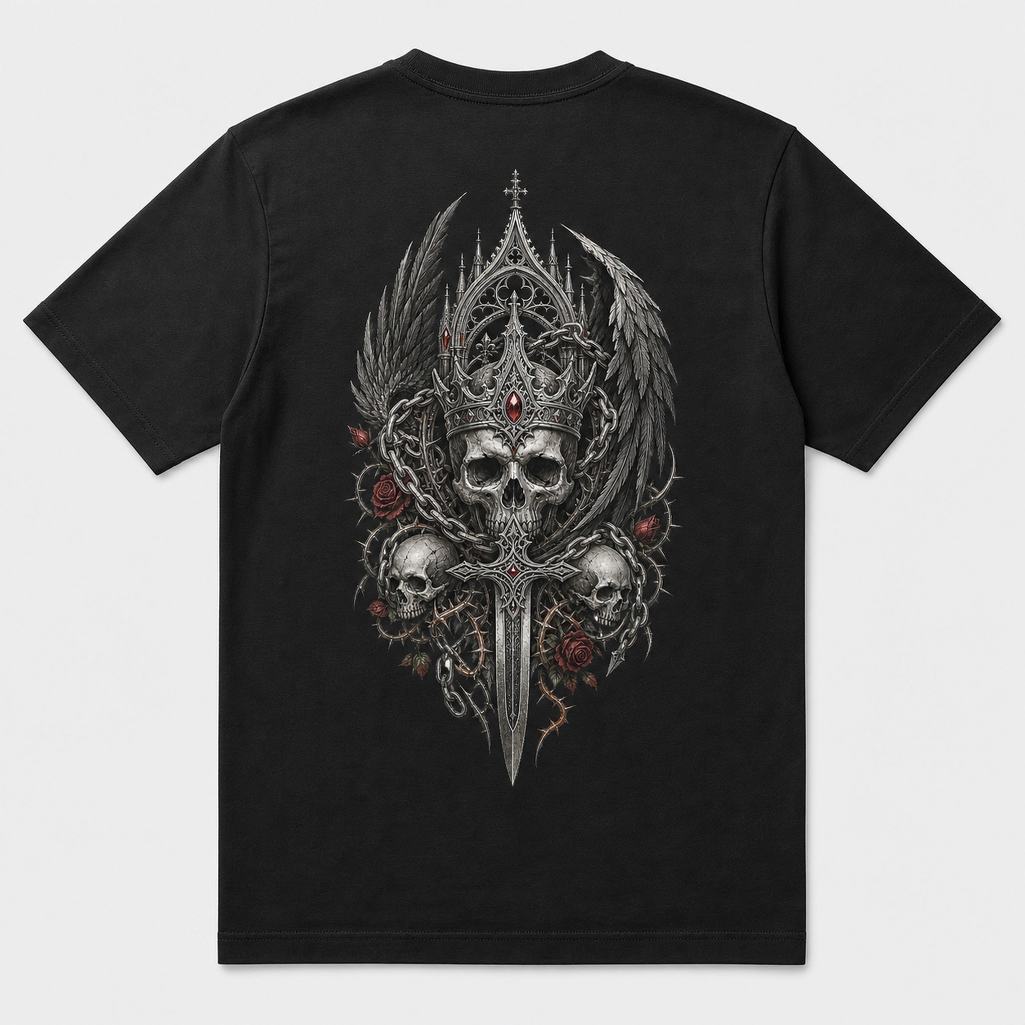 Crowned Reliquary Gothic T-Shirt