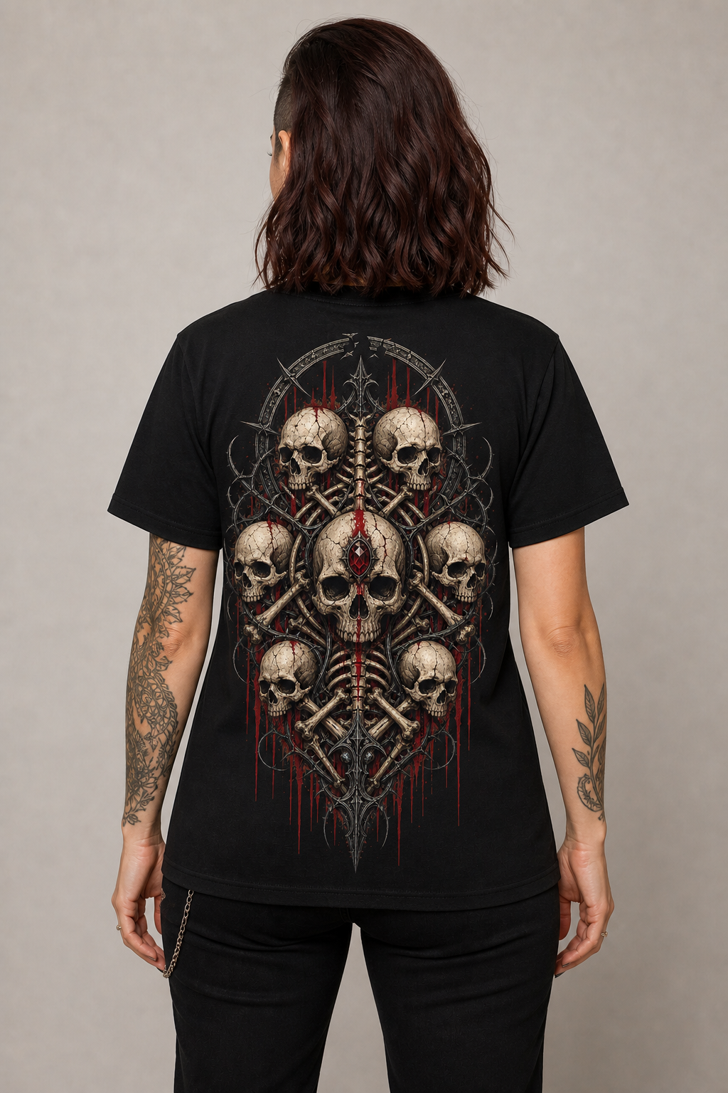 Crimson Summoner Gothic T-Shirt