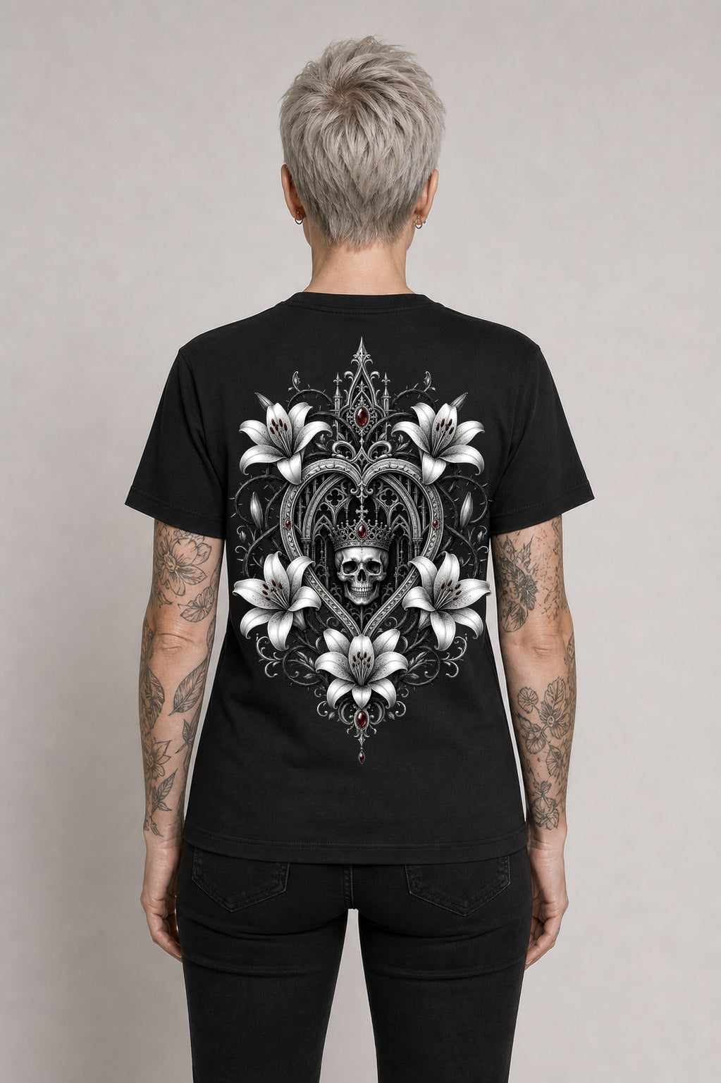 Thorned Lily Reliquary Gothic T-Shirt