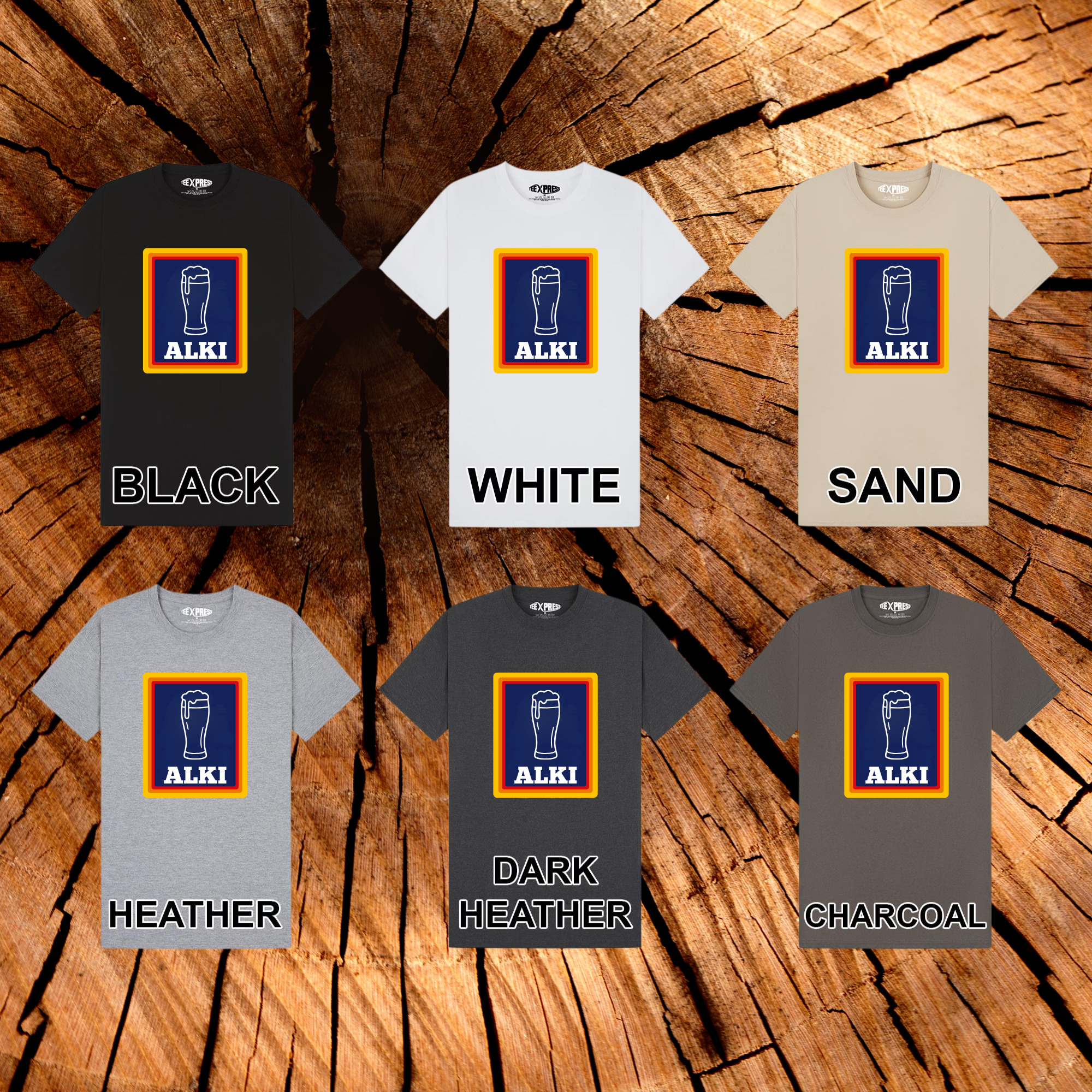 Funny ALKI Beer Lover T-Shirt – Retro Drinking Humor Tee – Pub, Bar & Party Gift