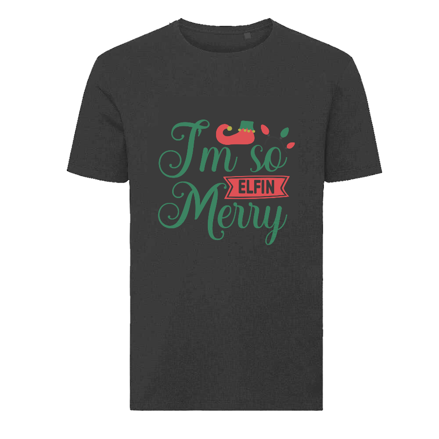 Im so Elfing Merry black and red - Unisex Adult