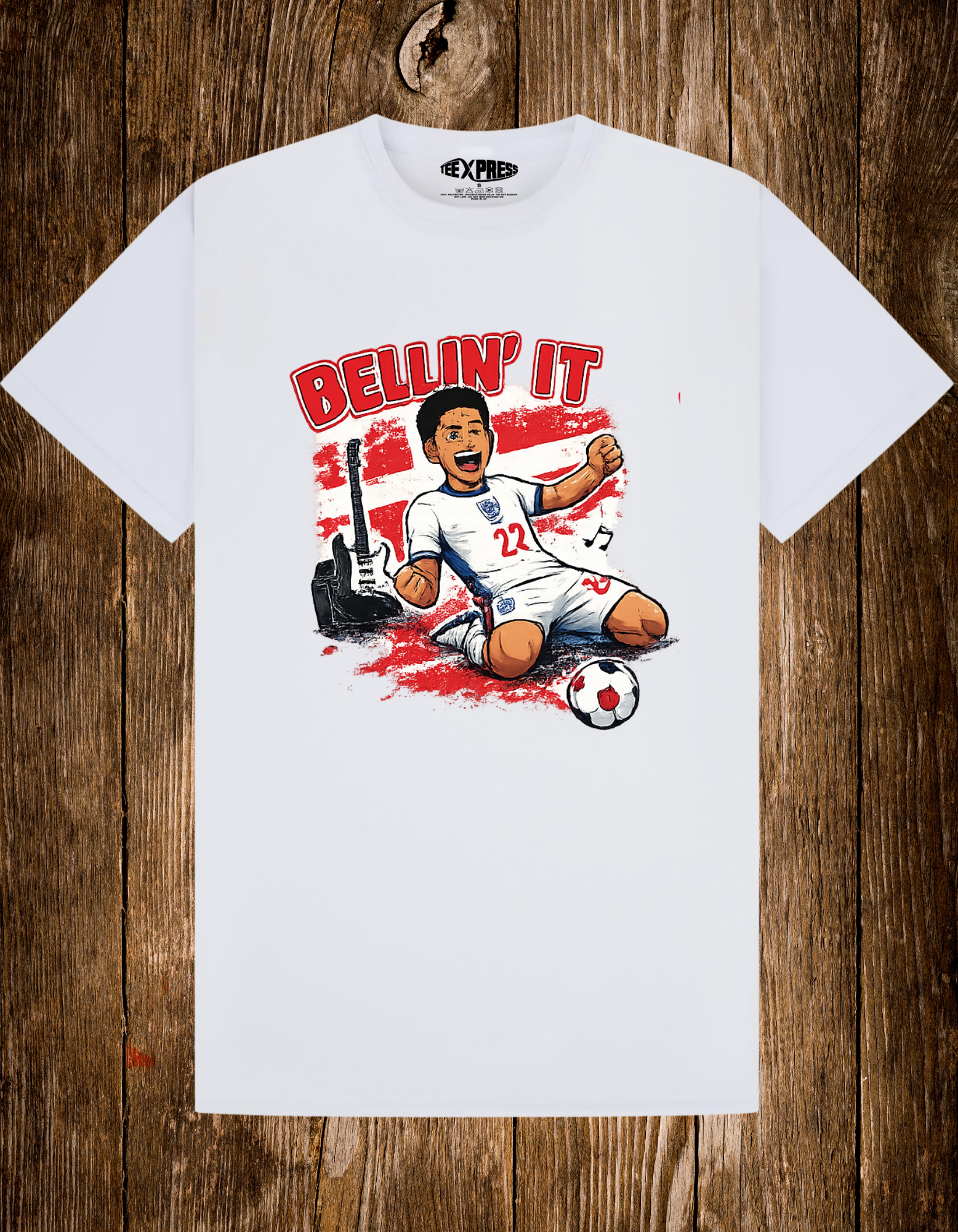 Bellin' It – England Football Fan T-Shirt
