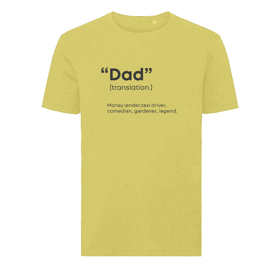 Dad Definition T-Shirt | Funny Father's Day Gift | Dad Quote Tee