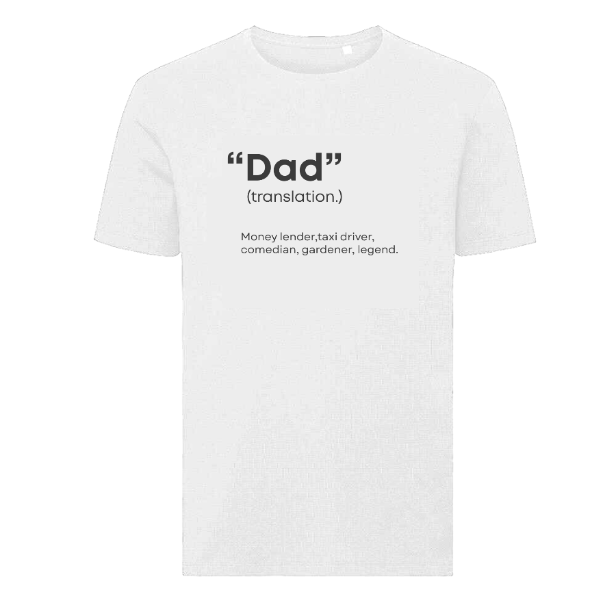 Dad Definition T-Shirt | Funny Father's Day Gift | Dad Quote Tee