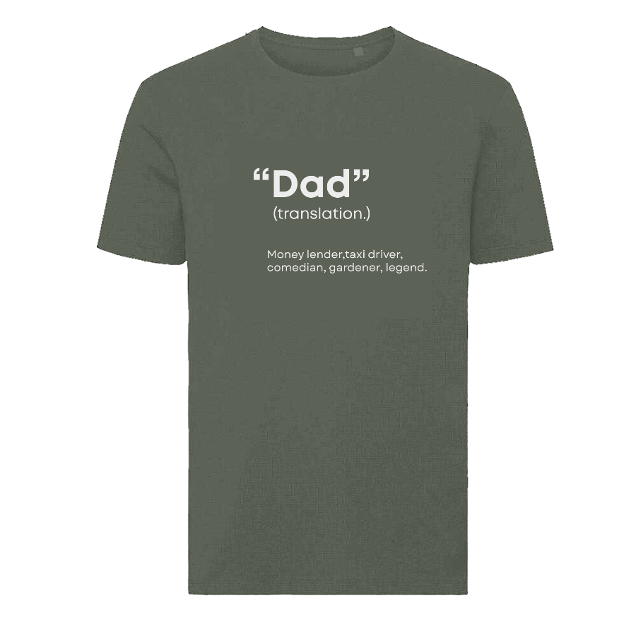 Dad Definition T-Shirt | Funny Father's Day Gift | Dad Quote Tee
