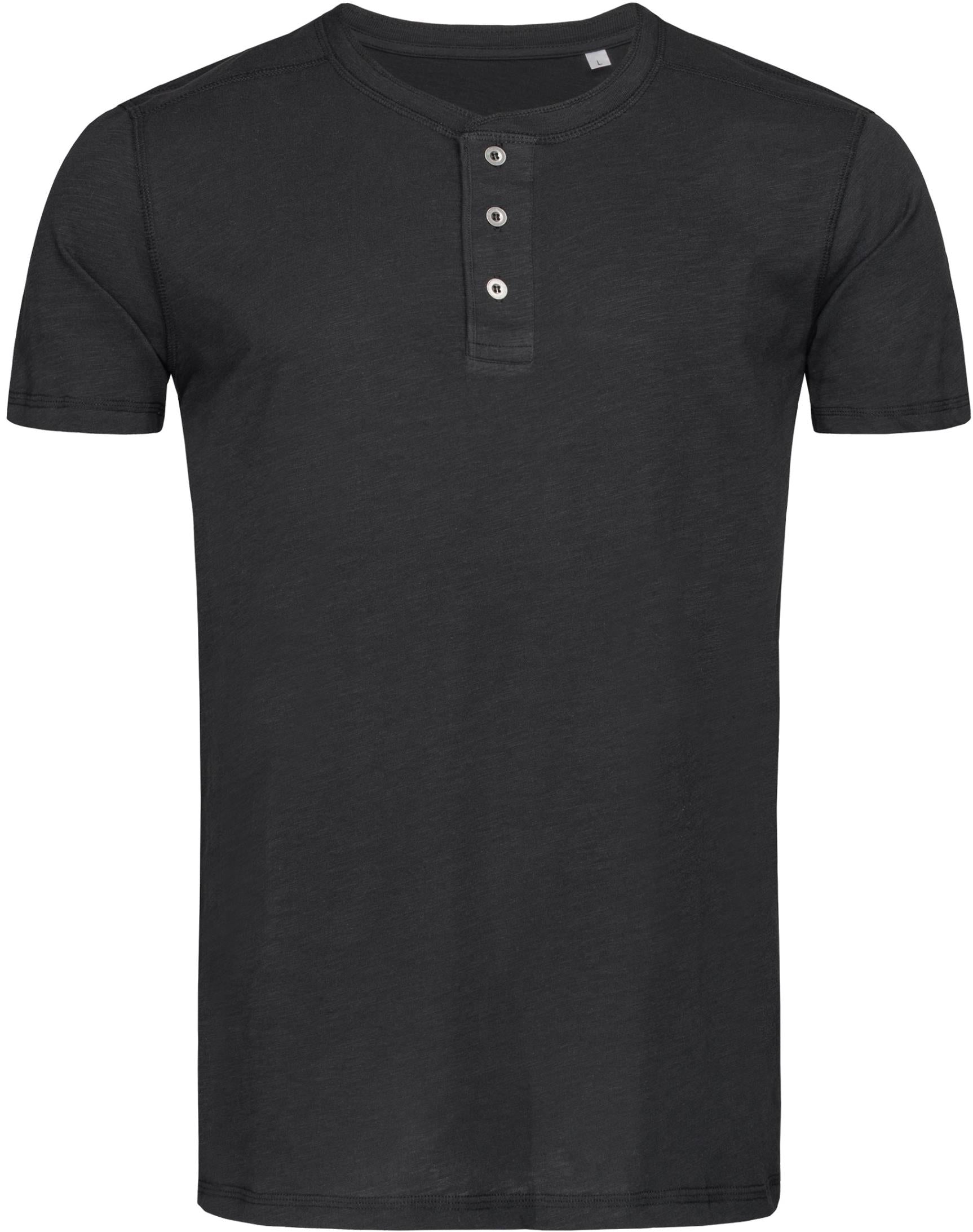 Shawn Slub Henley T-Shirt 140 Adult