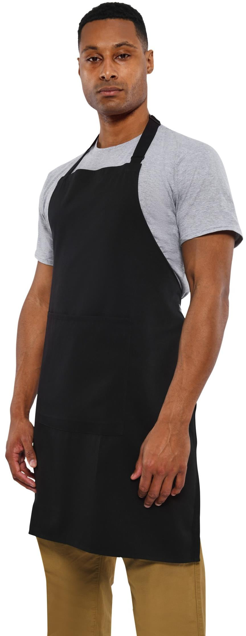 Full Length Recycled Bib Apron With Pocket 200 Adult
