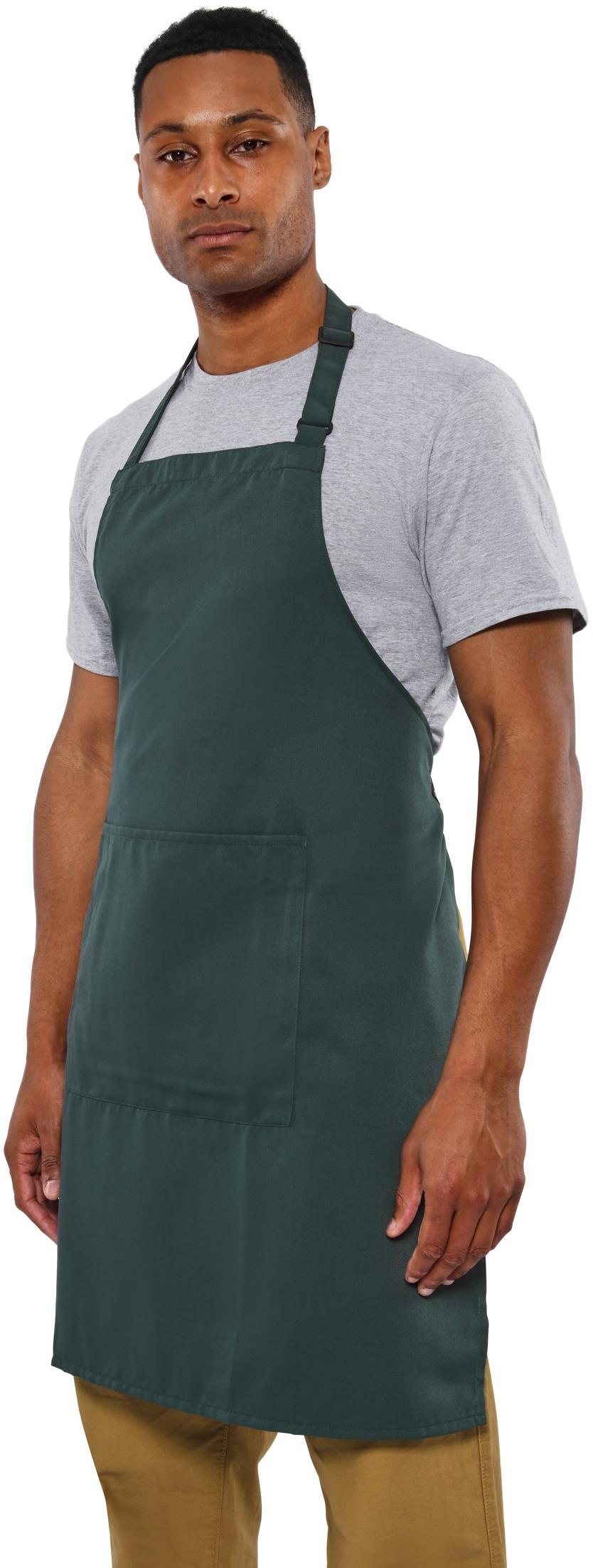 Full Length Recycled Bib Apron With Pocket 200 Adult