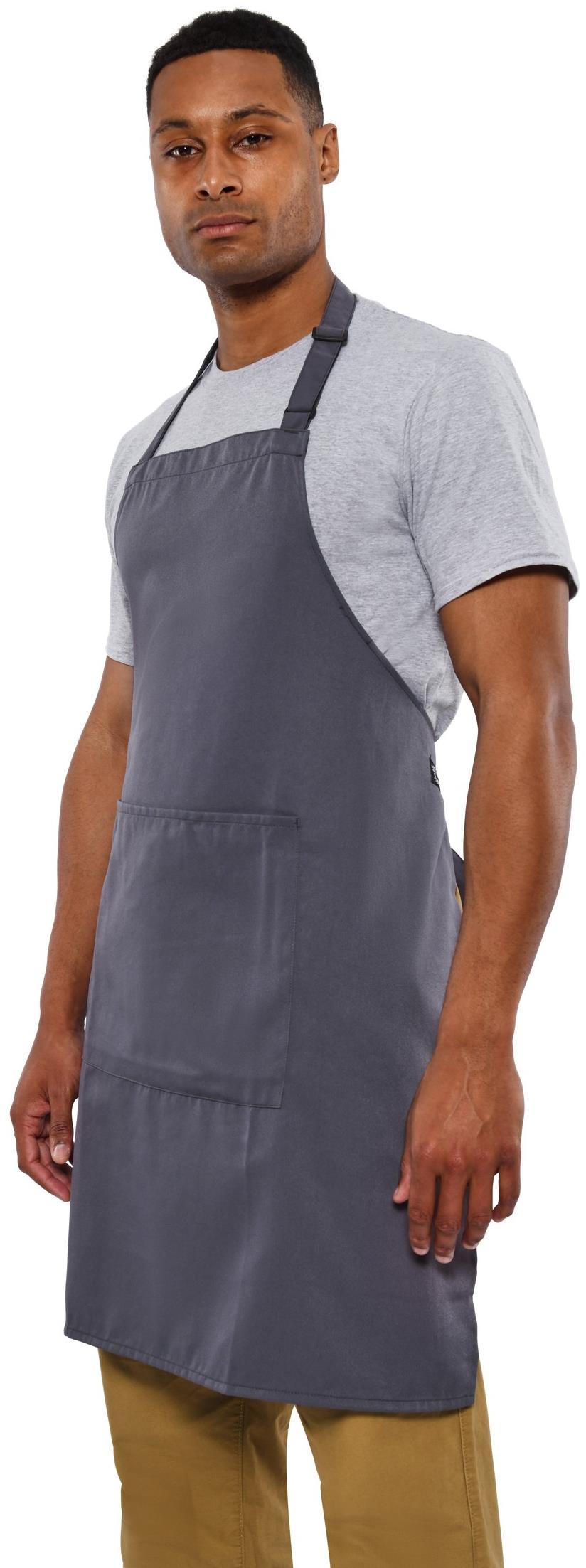 Full Length Recycled Bib Apron With Pocket 200 Adult