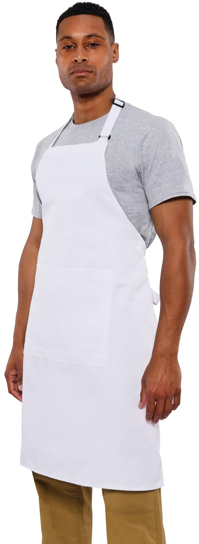 Full Length Recycled Bib Apron With Pocket 200 Adult