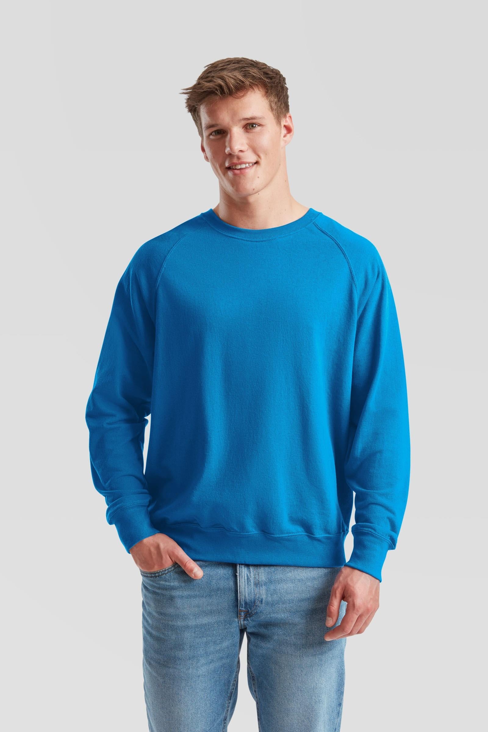 Lightweight Raglan Sweatshirt Crew Neck 240 Adult