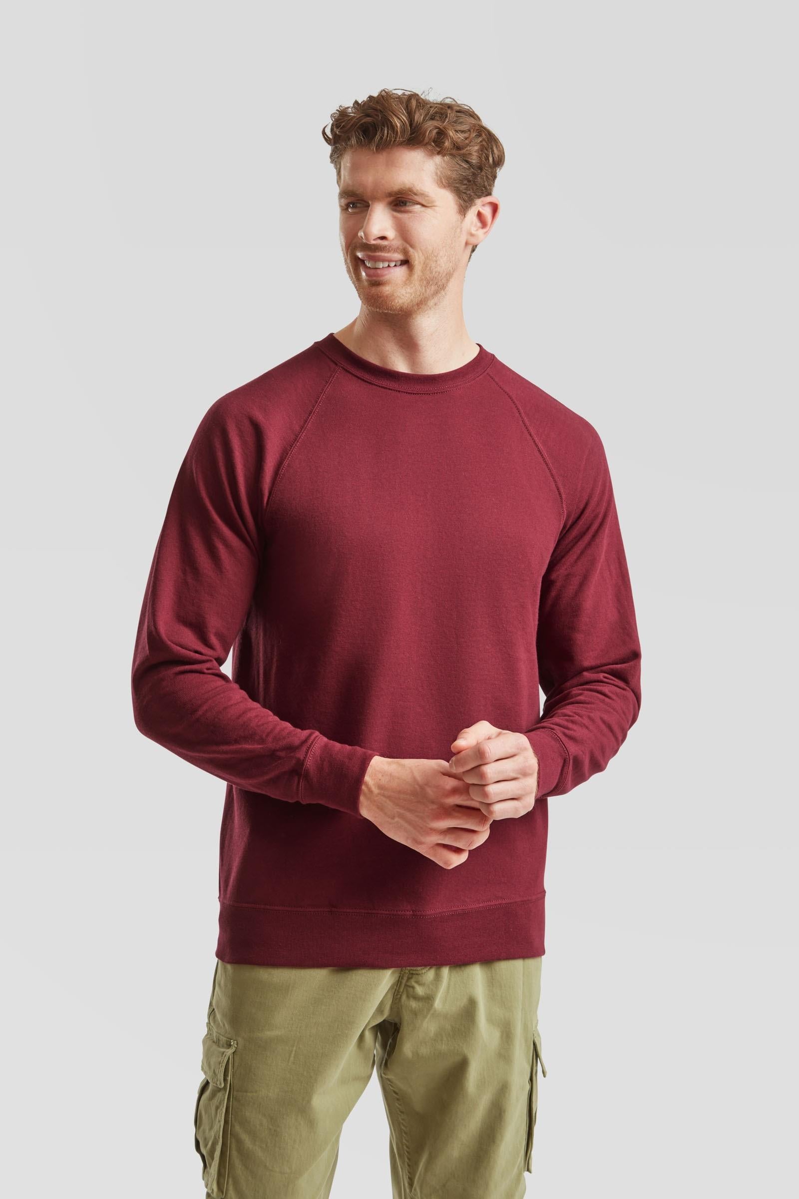 Lightweight Raglan Sweatshirt Crew Neck 240 Adult