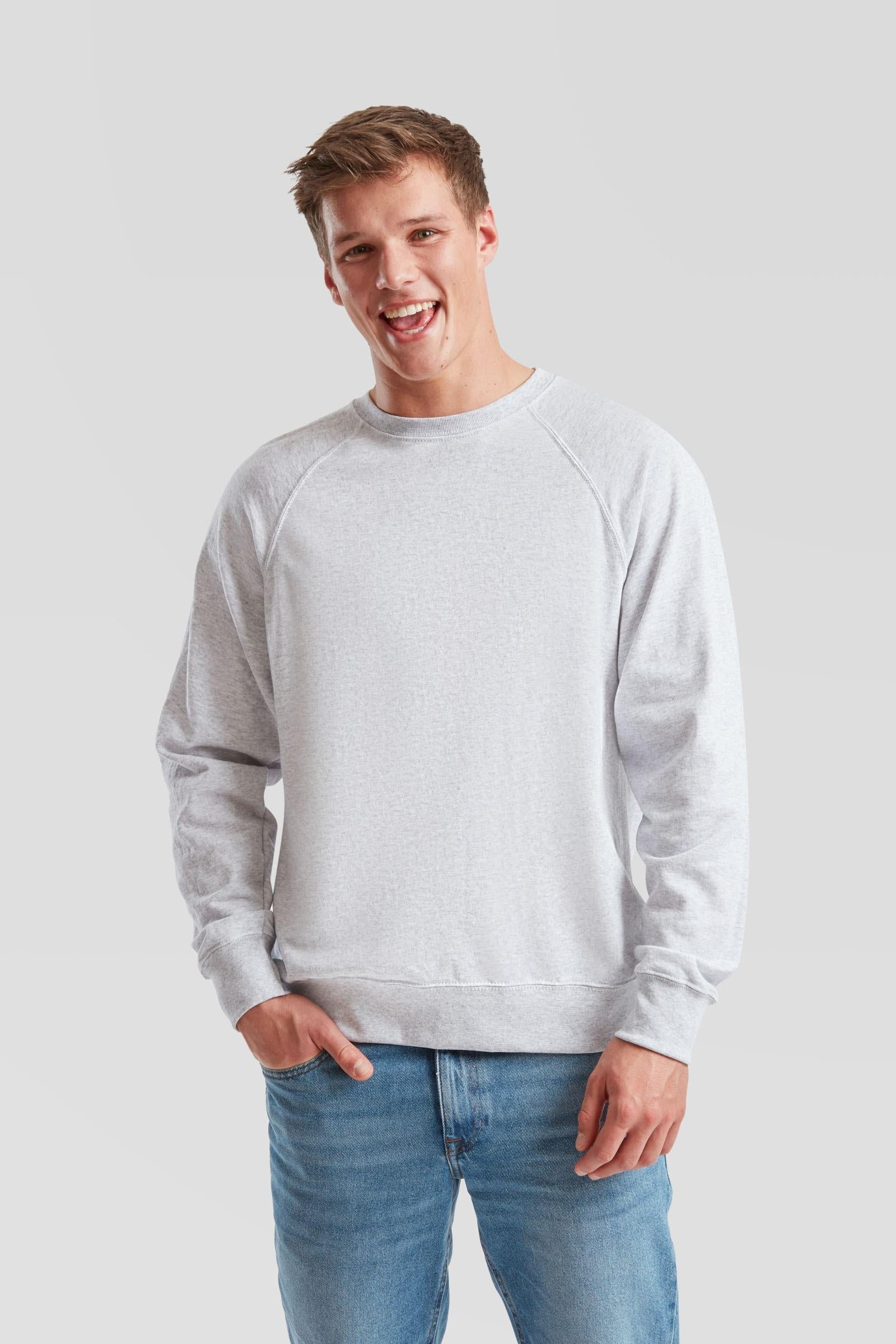 Lightweight Raglan Sweatshirt Crew Neck 240 Adult