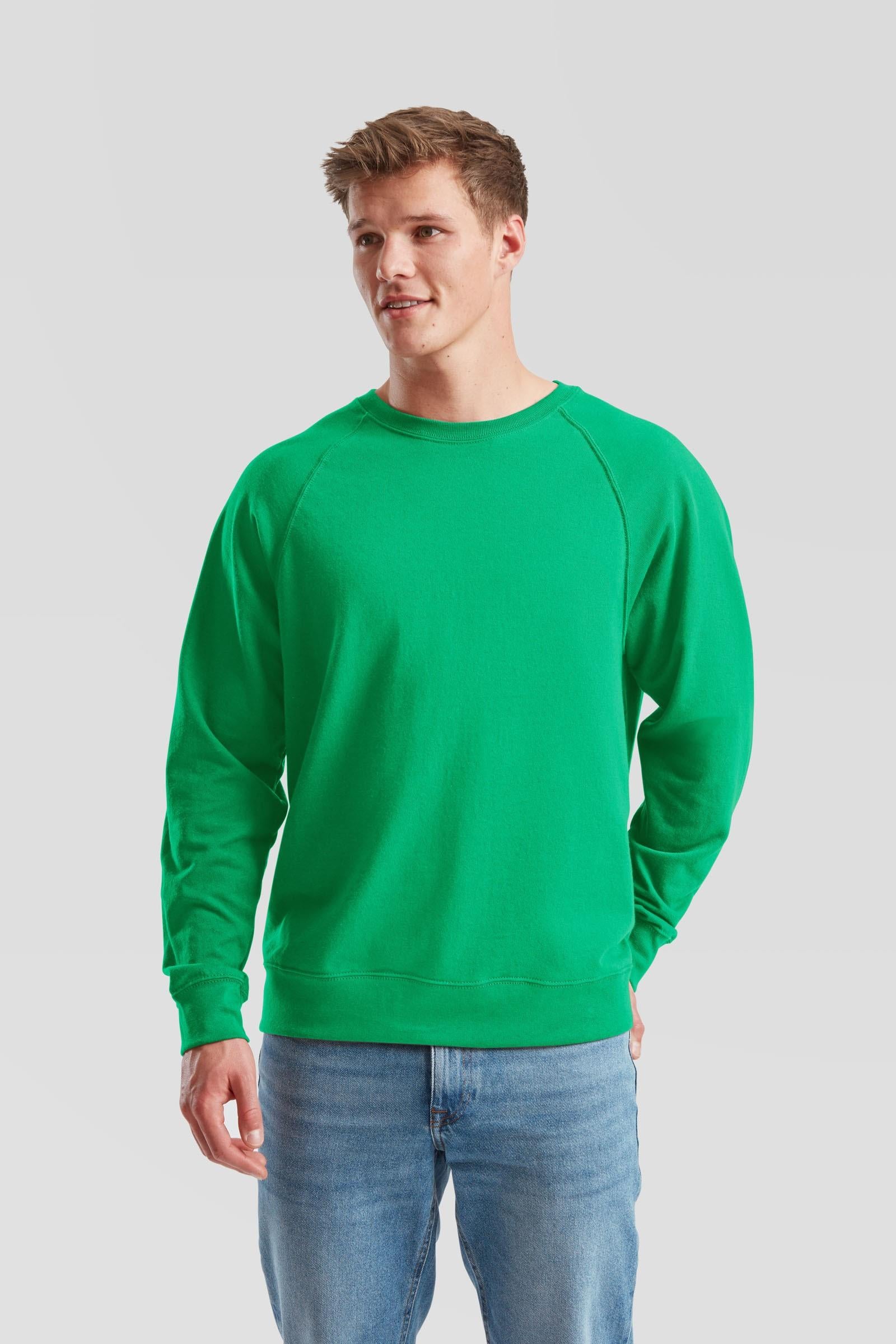Lightweight Raglan Sweatshirt Crew Neck 240 Adult