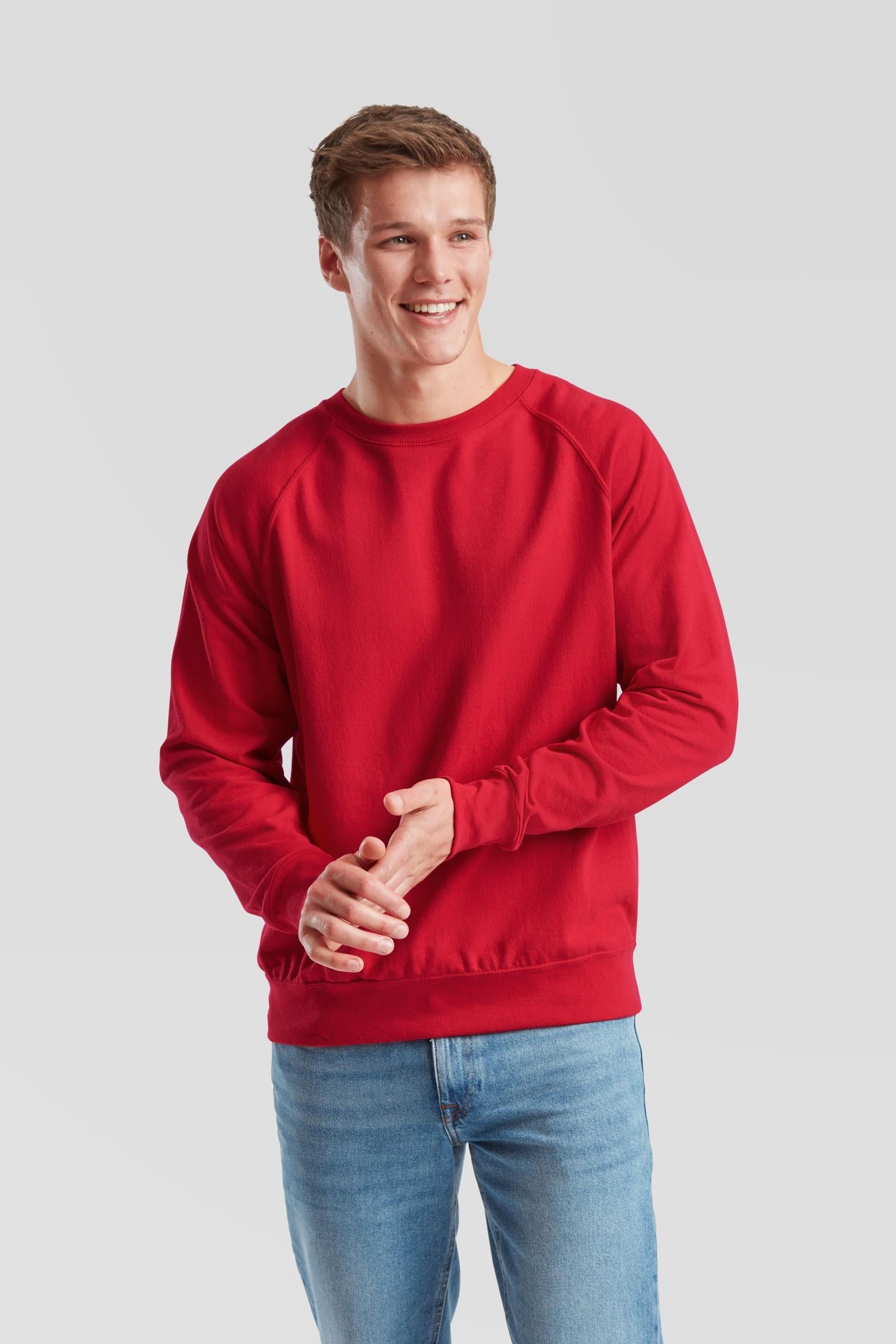Lightweight Raglan Sweatshirt Crew Neck 240 Adult