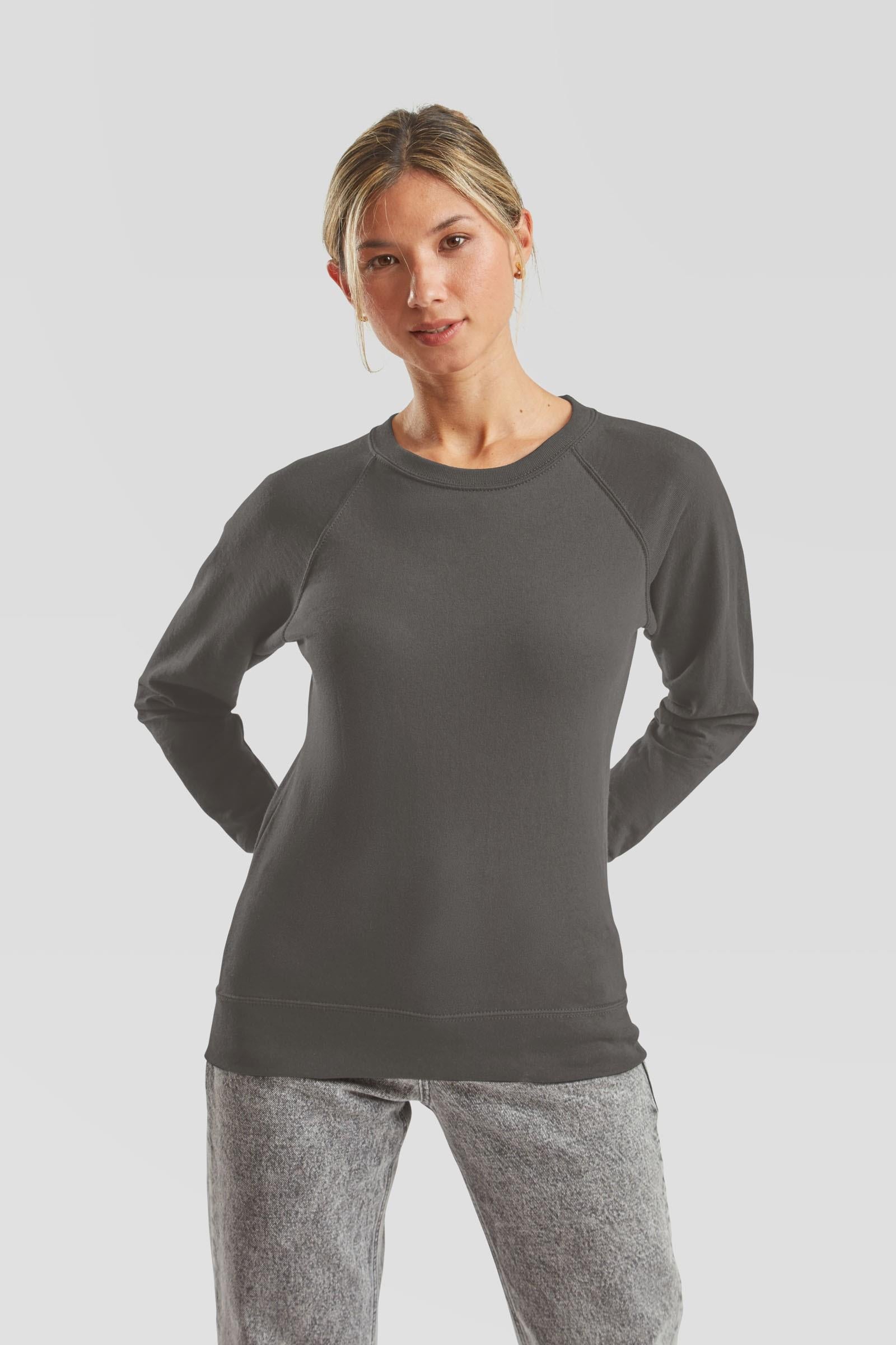 Lightweight Raglan Sweatshirt Crew Neck 240 Ladies