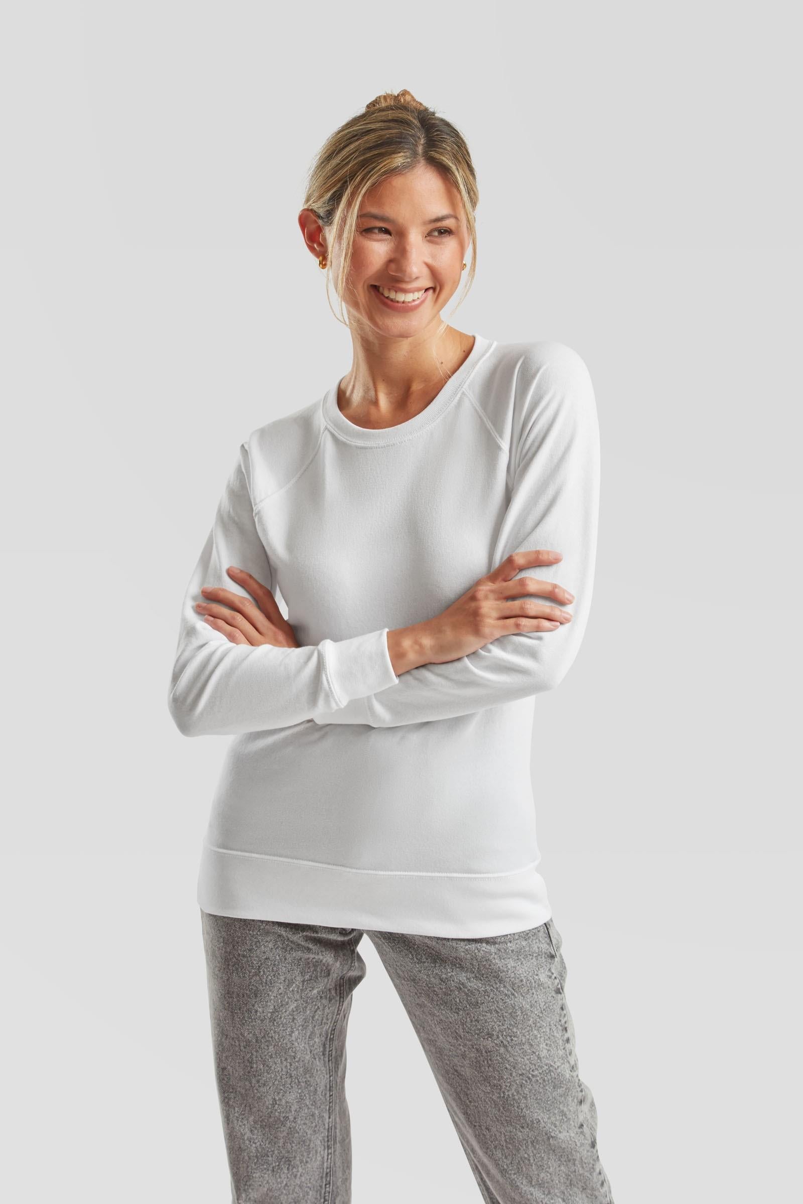Lightweight Raglan Sweatshirt Crew Neck 240 Ladies