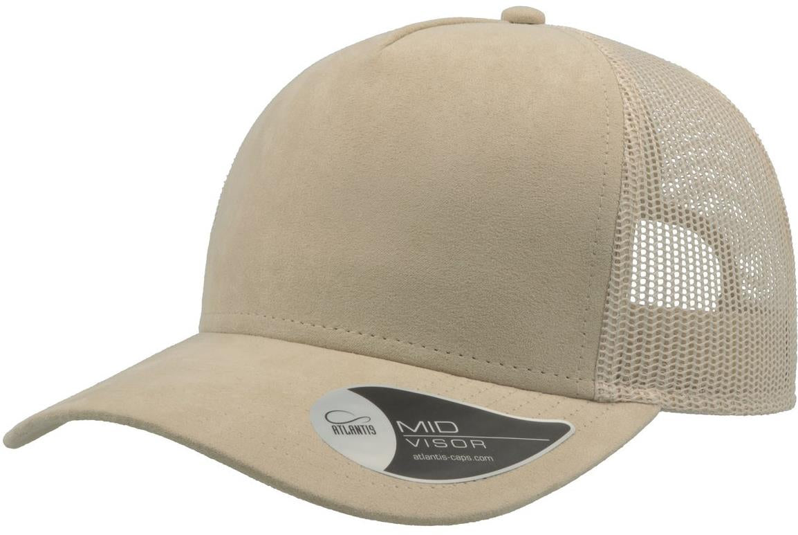 Rapper Suede 5 Panel Trucker Cap Adult