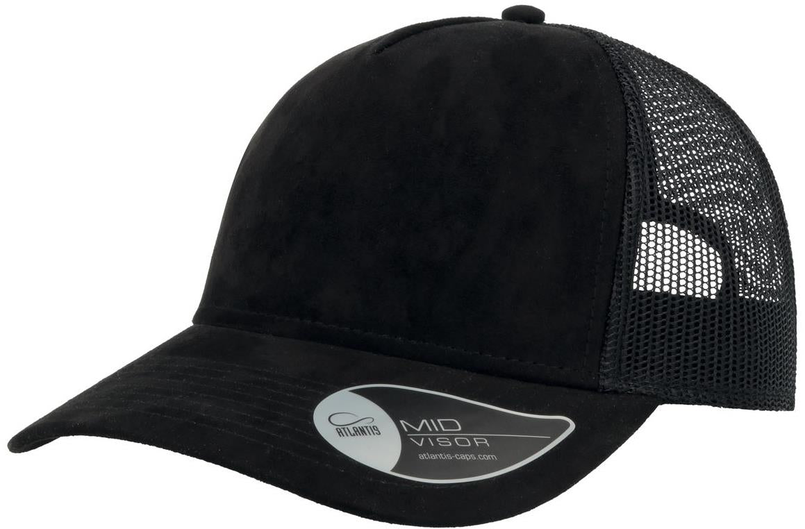 Rapper Suede 5 Panel Trucker Cap Adult