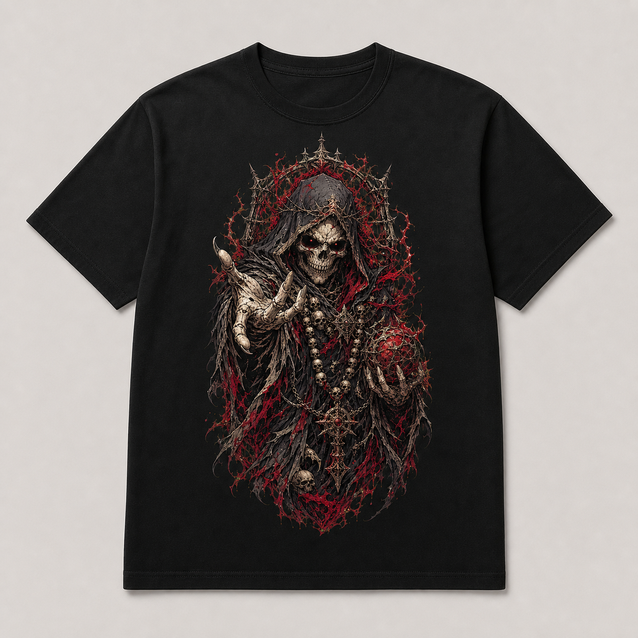 Crimson Summoner Gothic T-Shirt