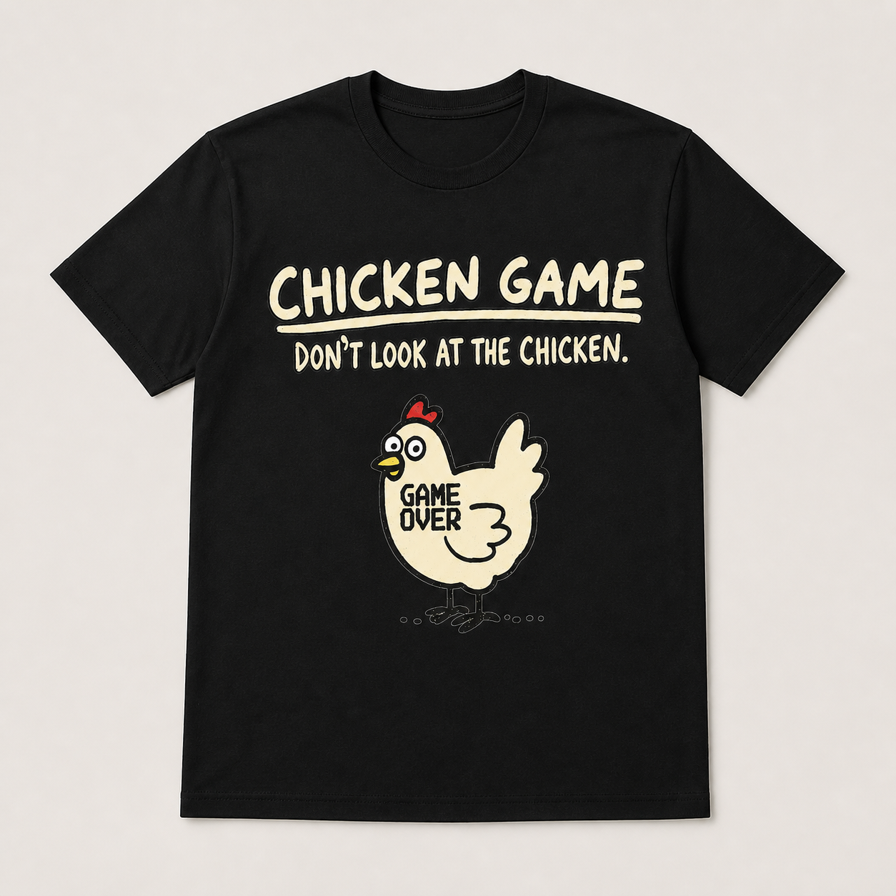 Chicken Game Funny T-Shirt