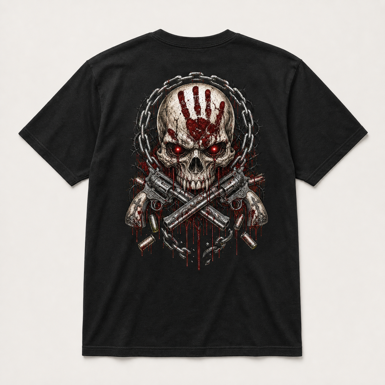 Crimson Gunslinger Gothic T-Shirt