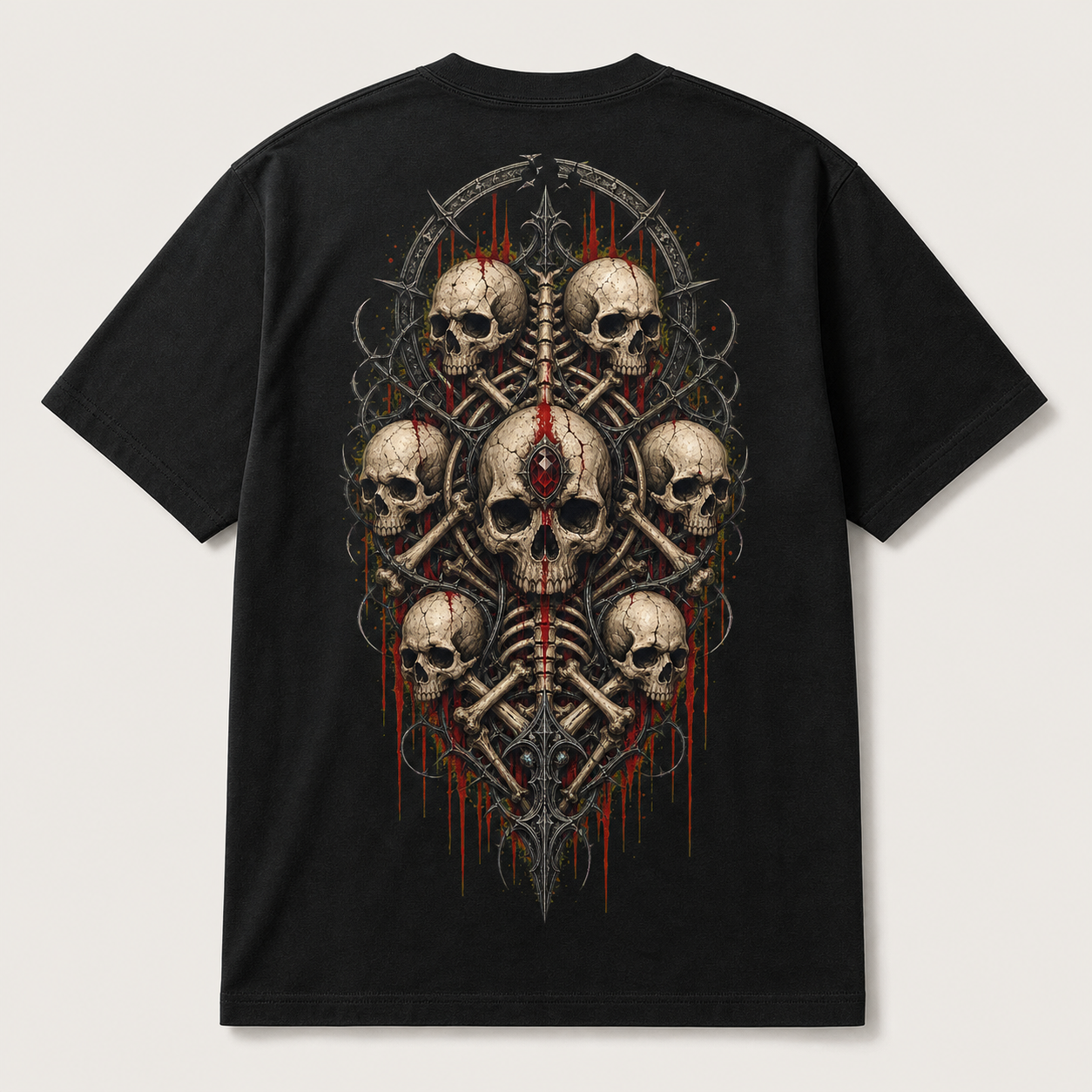 Crimson Summoner Gothic T-Shirt