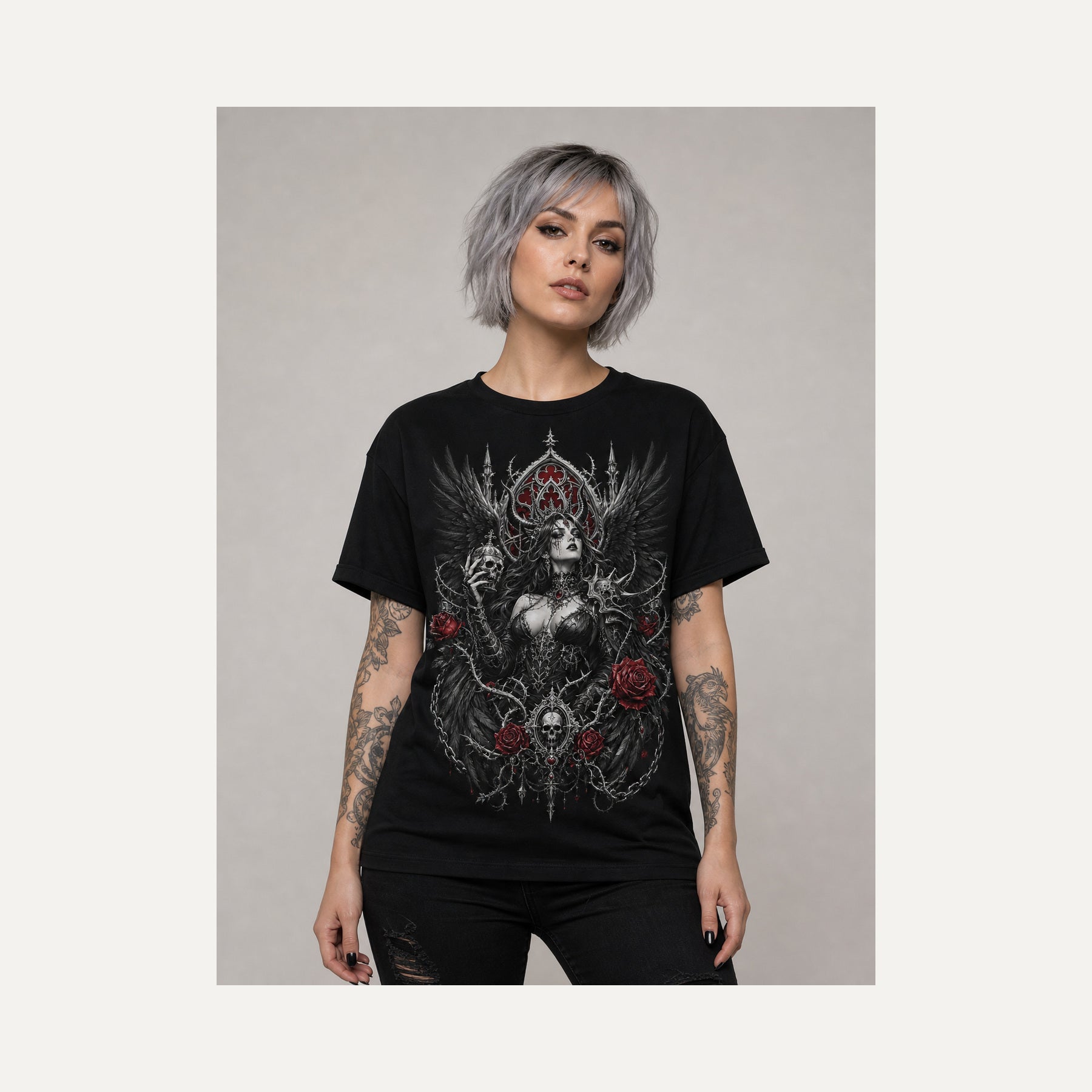 Crimson Requiem Gothic T-Shirt