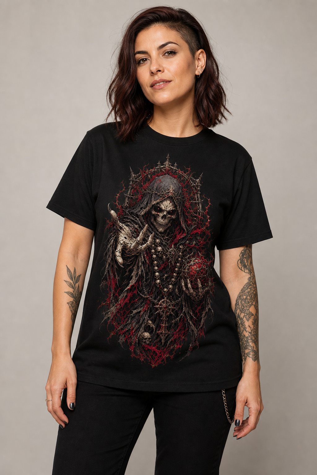 Crimson Summoner Gothic T-Shirt