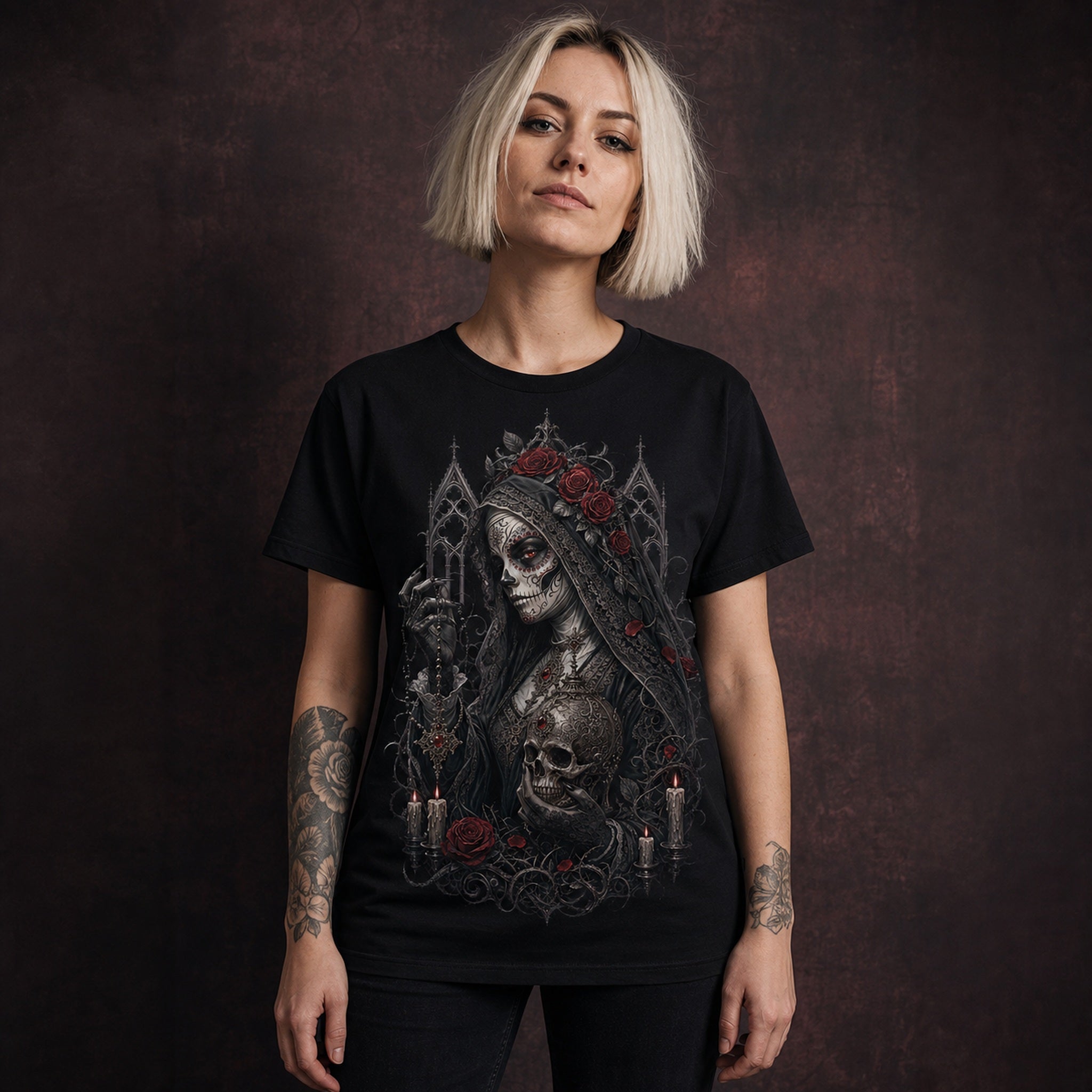 Scarlet Vespers Gothic T-Shirt