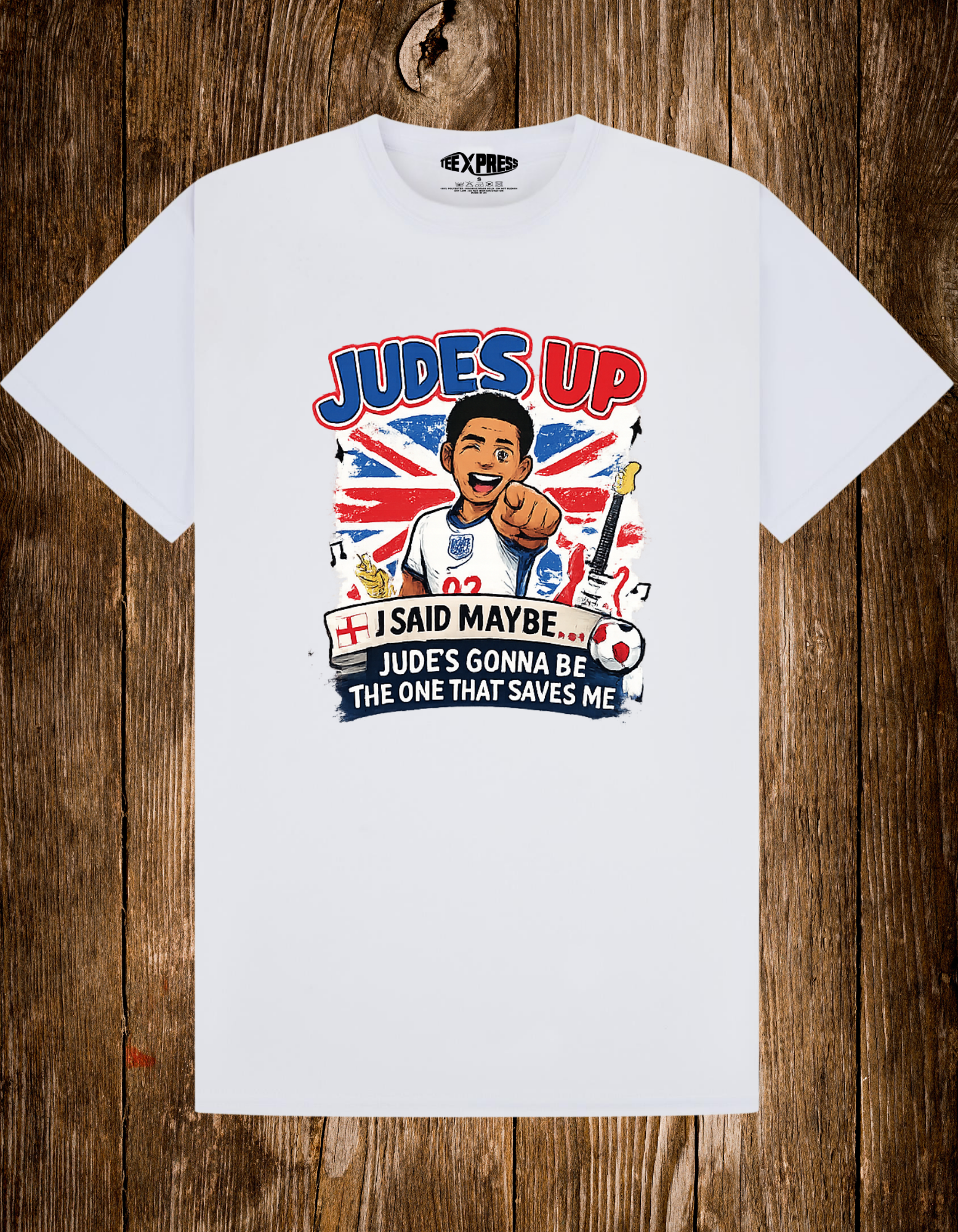 Judes Up – "I Said Maybe…" England Football Fan T-Shirt