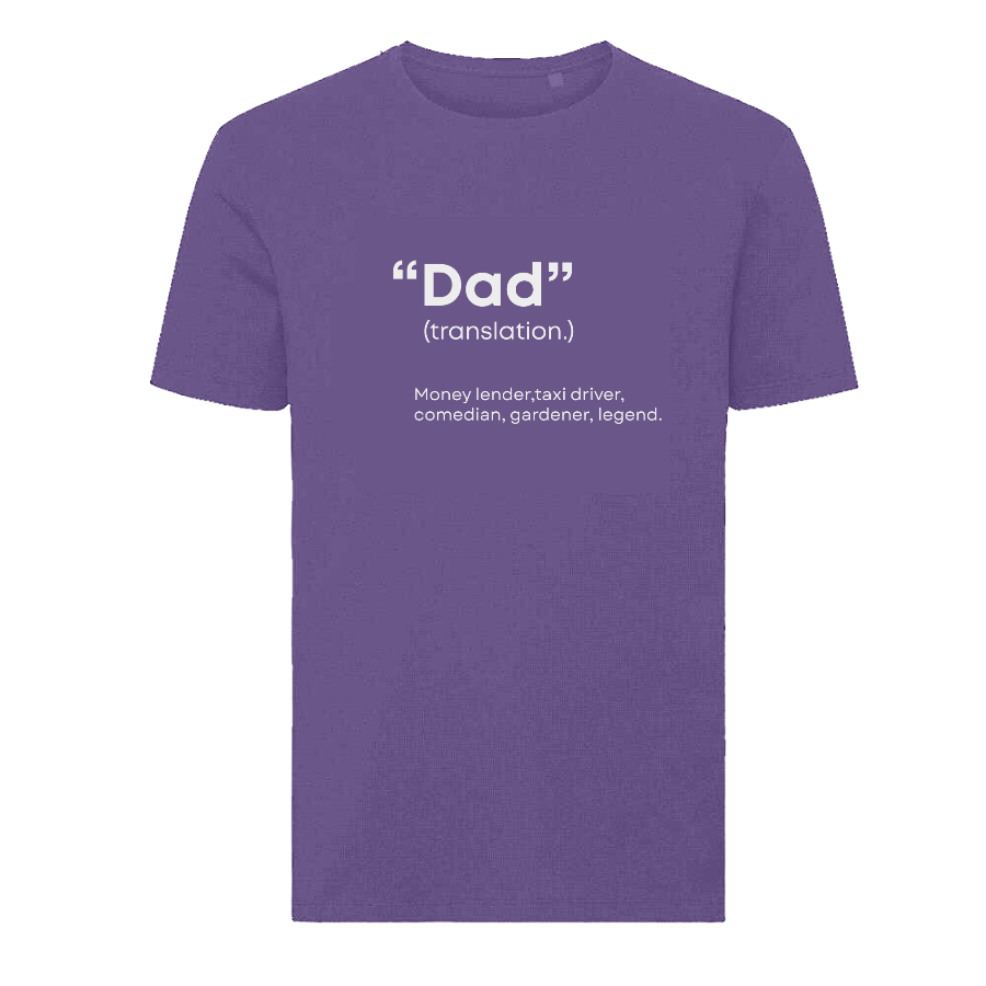 Dad Definition T-Shirt | Funny Father's Day Gift | Dad Quote Tee