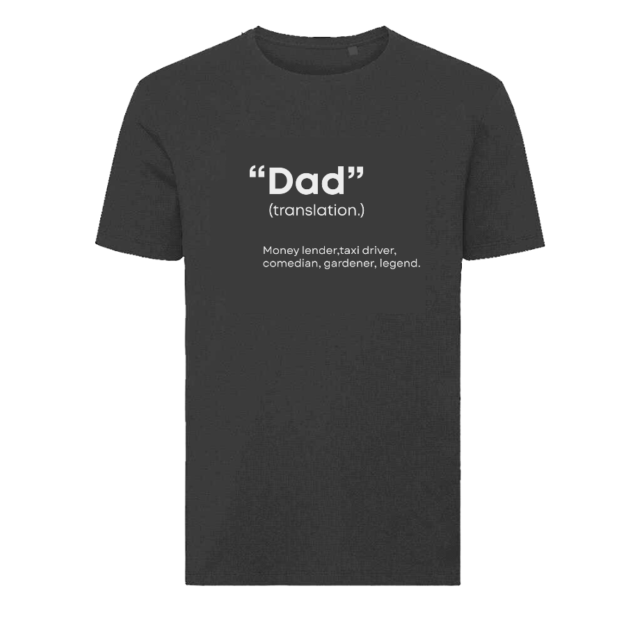 Dad Definition T-Shirt | Funny Father's Day Gift | Dad Quote Tee