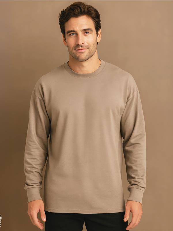 N7211 heavyweight oversized long-sleeve T-shirt