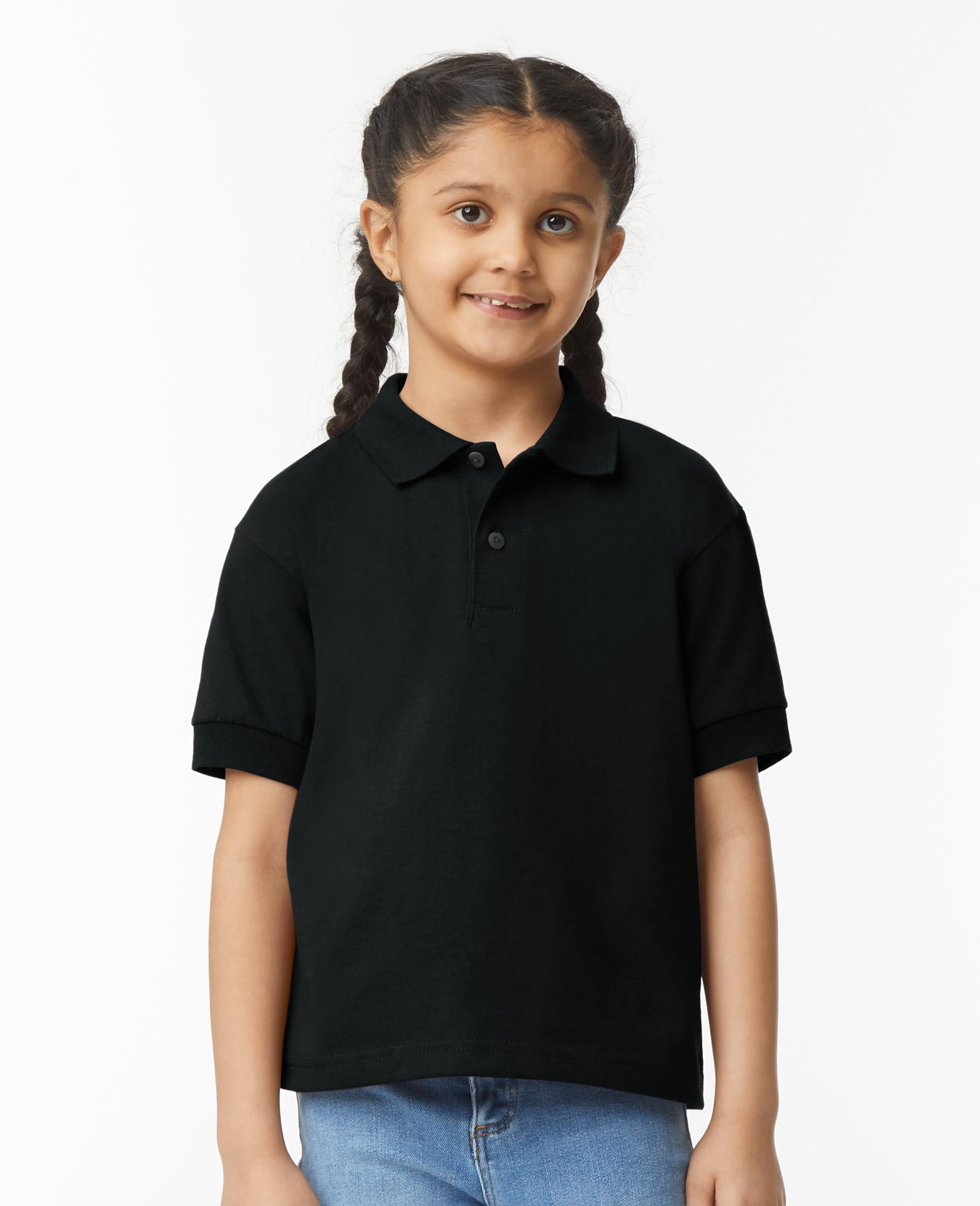 DryBlend Jersey Knit Polycotton Polo Shirt 205 Kids