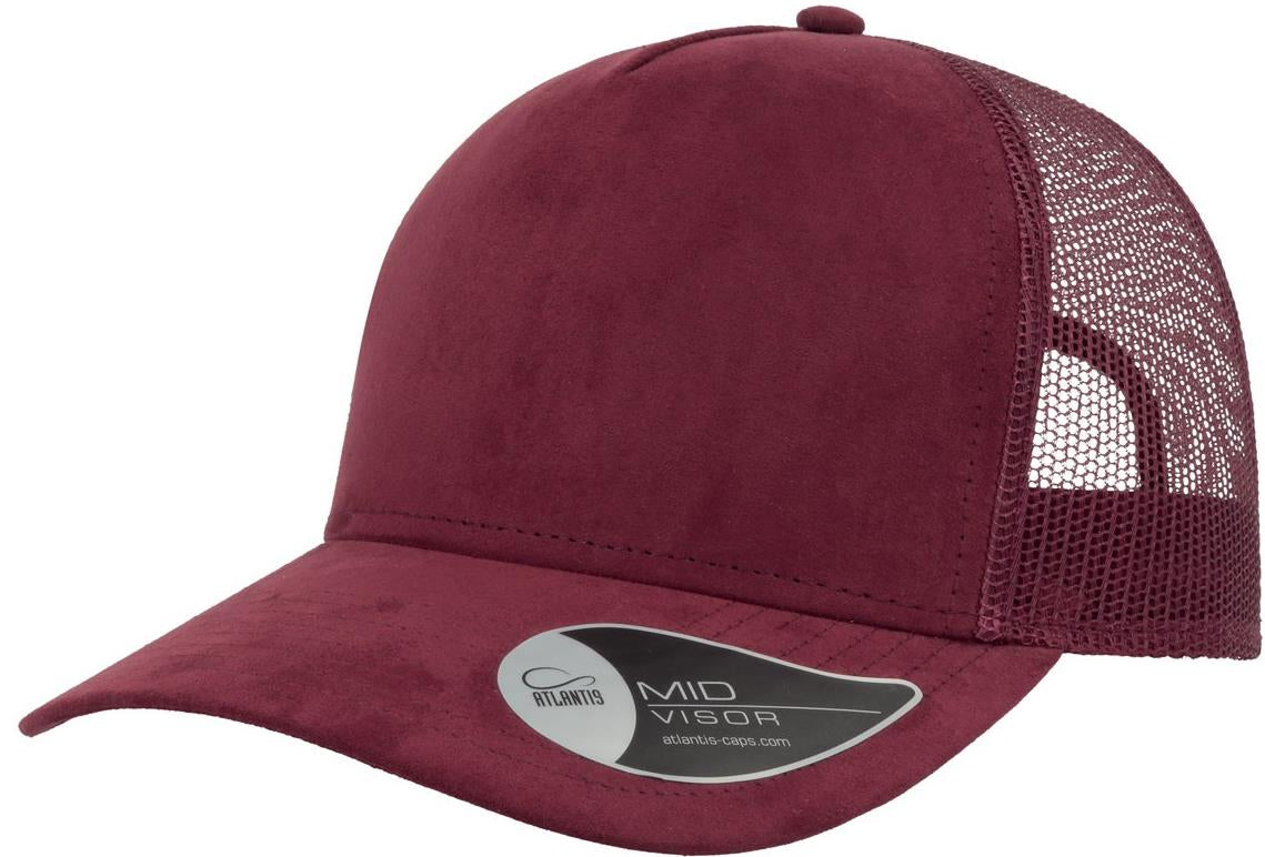 Rapper Suede 5 Panel Trucker Cap Adult